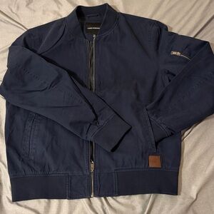 Lucky Brand Blue Bomber Jacket for Men